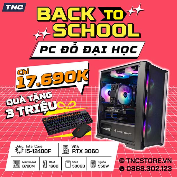 TNC Store - Đỗ Đại Học mua máy tính nào để học tập và vui chơi